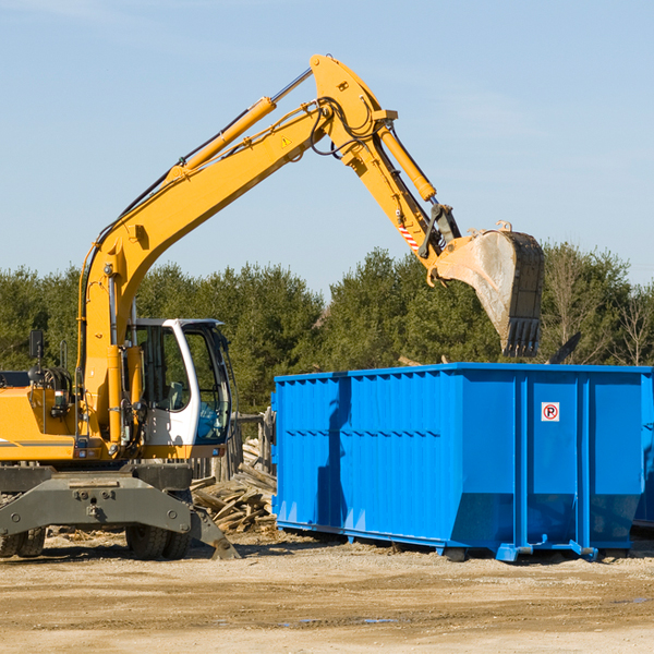 what size residential dumpster rentals are available in Kendrick